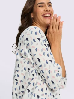 T-shirt à manches 3/4 pur coton