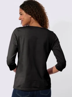 T-shirt à manches 3/4 pur coton