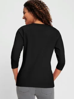 T-shirt à manches 3/4 qualité coton