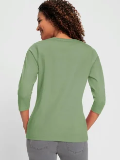 T-shirt à manches 3/4 qualité coton