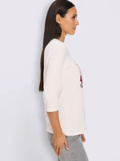 T-shirt à manches 3/4 qualité coton doux sur la peau