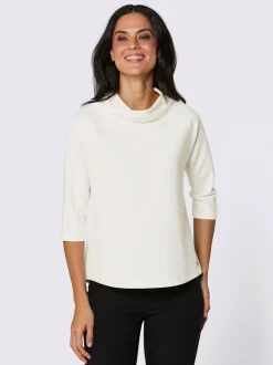 T-shirt moderne à col montant manches raglan confortables