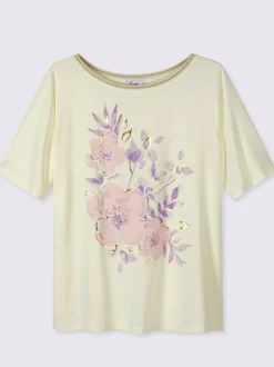 T-shirt motif féminin