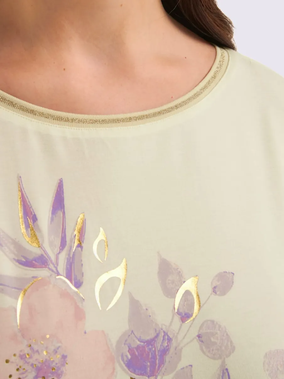 T-shirt motif féminin