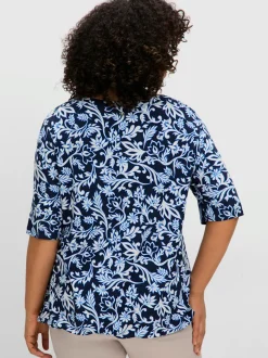 T-shirt ourlet avec bande élastique