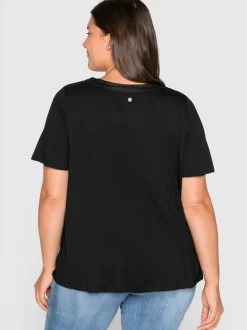 T-shirt plis creux tendance