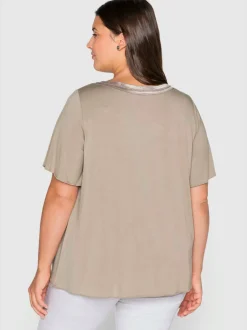 T-shirt plis creux tendance