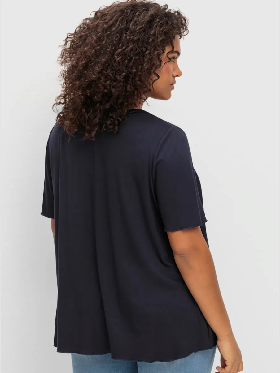 T-shirt plis creux tendance