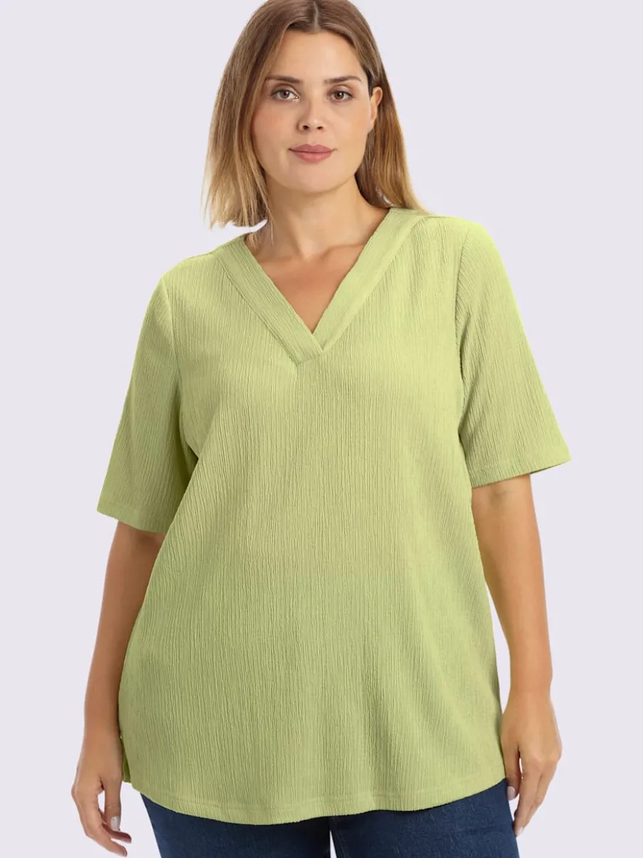 T-shirt qualité structurée facile d'entretien