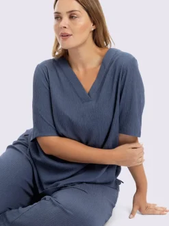 T-shirt qualité structurée facile d'entretien