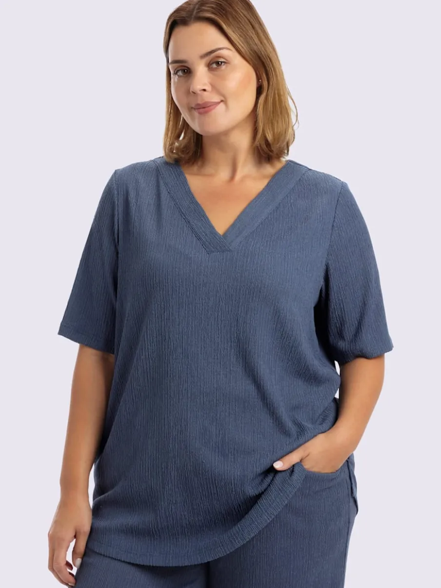 T-shirt qualité structurée facile d'entretien