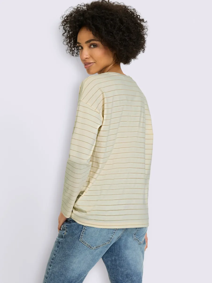 T-shirt rayé jersey fin