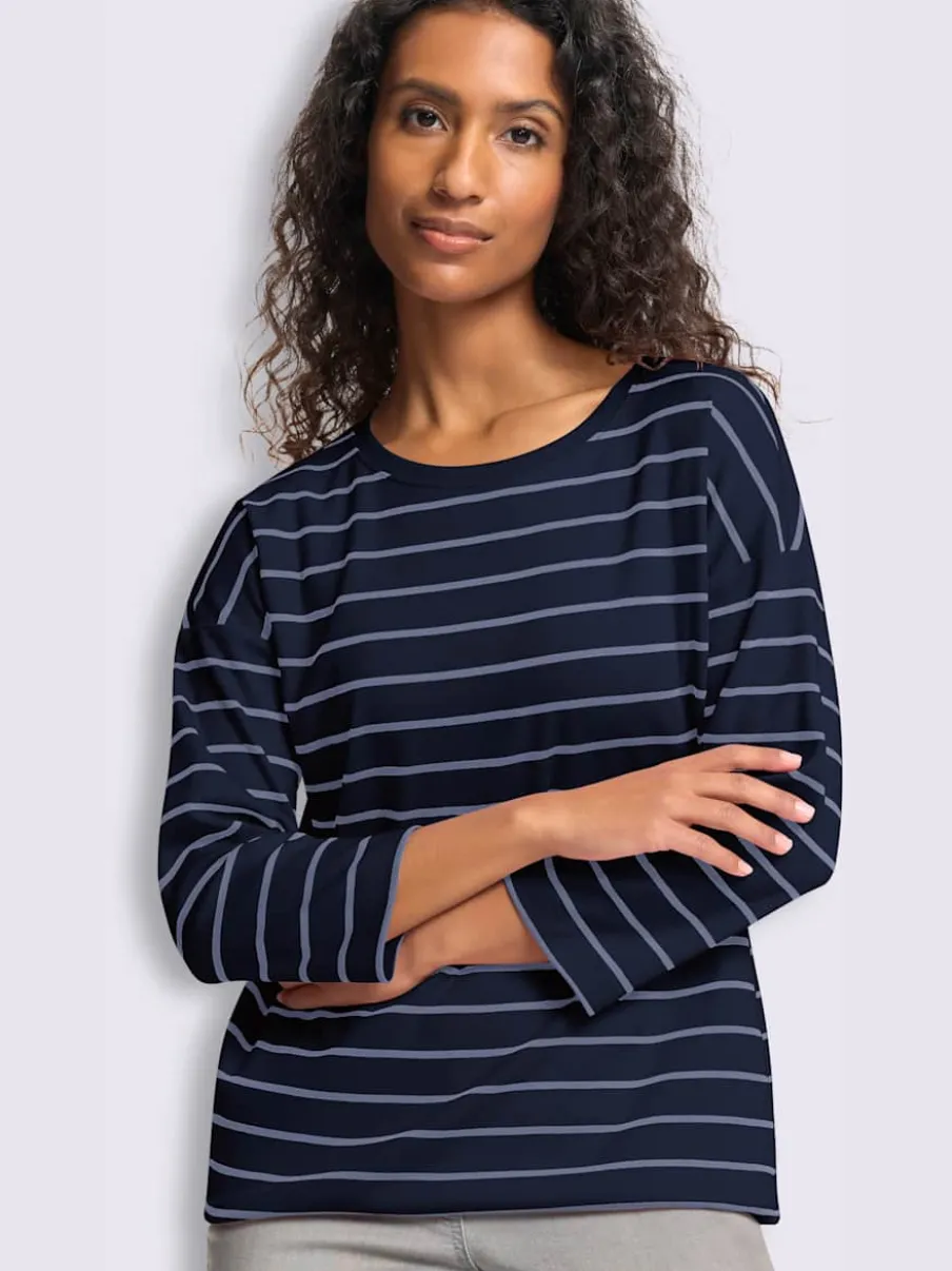 T-shirt rayé pur coton