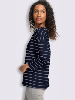 T-shirt rayé pur coton