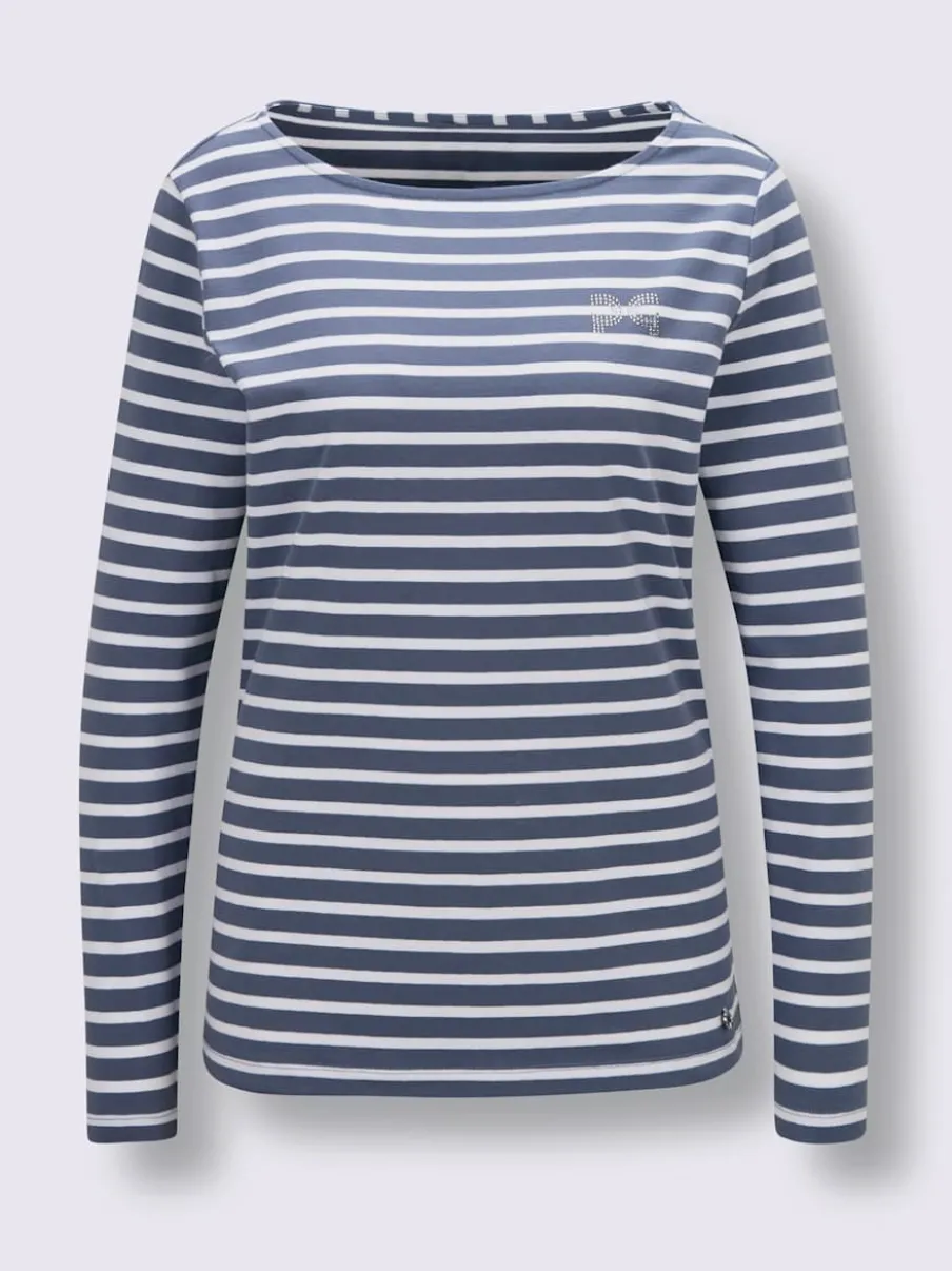 T-shirt rayé qualité coton pima