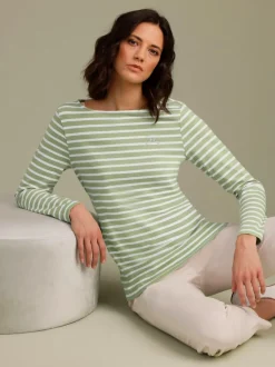 T-shirt rayé qualité coton pima