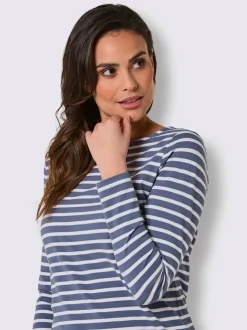 T-shirt rayé qualité coton pima
