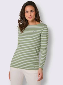 T-shirt rayé qualité coton pima