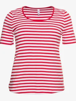T-shirt à rayures rayures en fils teintés