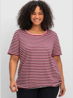 T-shirt à rayures rayures en fils teintés