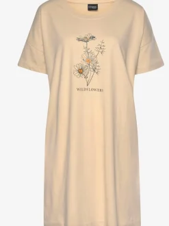 T-shirts de nuit courts avec imprimé et manches courtes