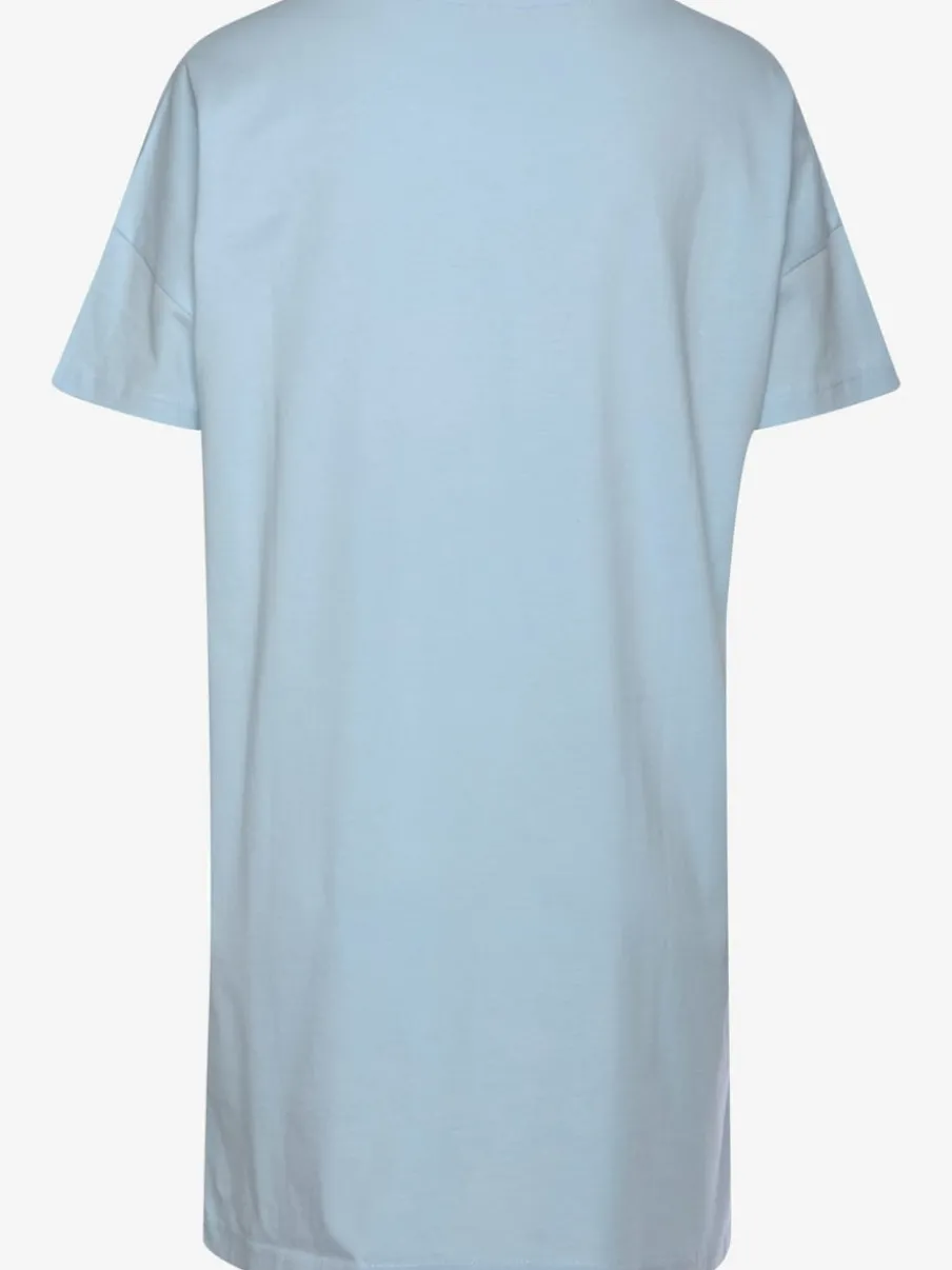T-shirts de nuit courts avec imprimé et manches courtes
