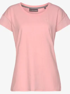 T-shirts encolure ronde avec imprimé et mancherons doux