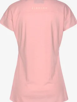 T-shirts encolure ronde avec imprimé et mancherons doux