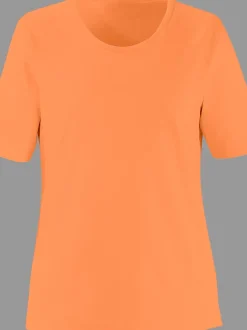 T-shirts à encolure ronde en pur coton basiques intemporels
