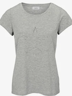 T-shirts en jersey doux à col rond et manches courtes