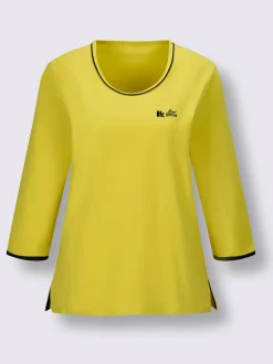 T-shirts manches 3/4 avec broderie feel good