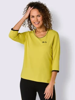 T-shirts manches 3/4 avec broderie feel good