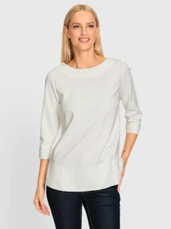 T-shirts à manches 3/4 avec plis creux au dos