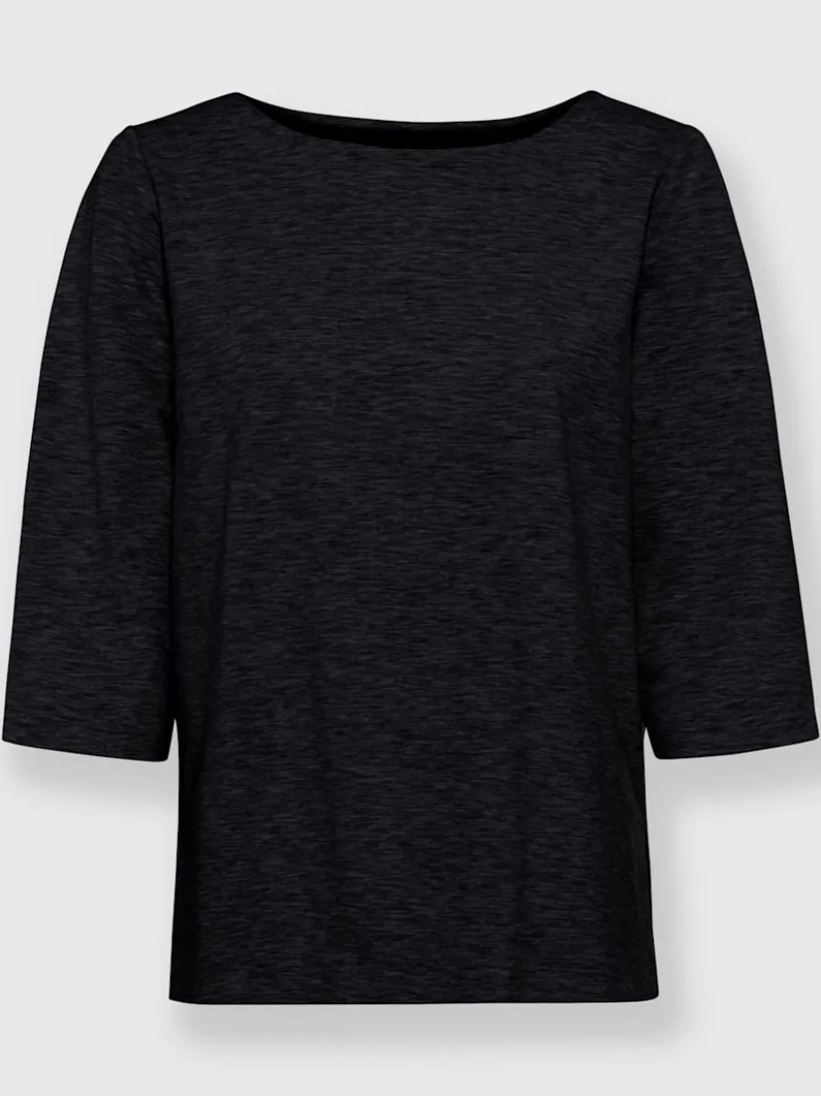 T-shirts à manches 3/4 avec plis creux au dos
