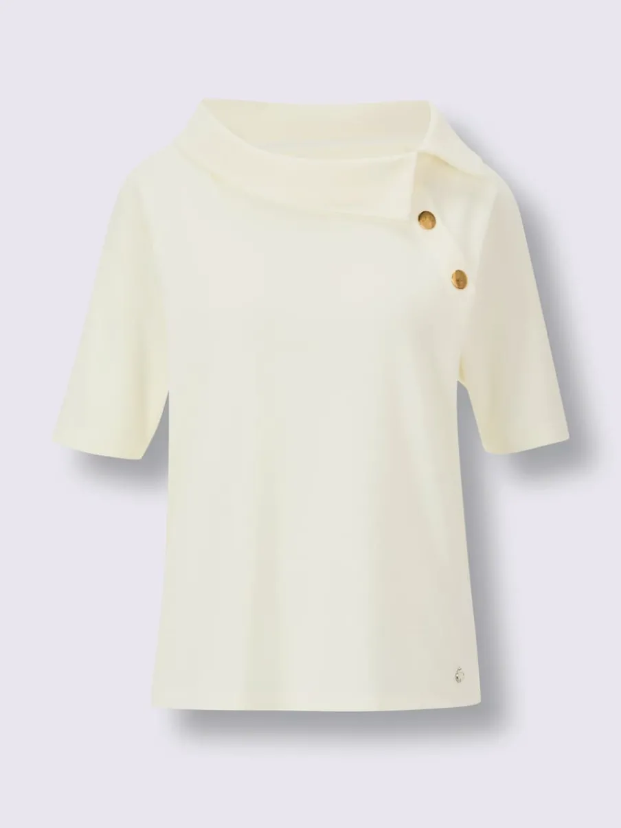 T-shirts à manches courtes avec col à revers chic