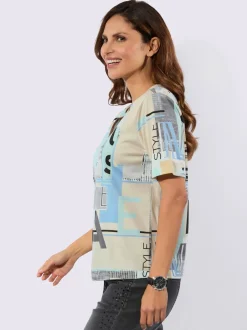 T-shirts à manches courtes avec imprimé graphique léger