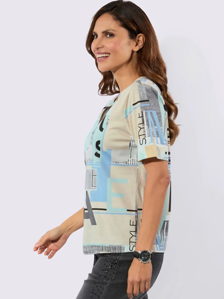 T-shirts à manches courtes avec imprimé graphique léger