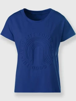 T-shirts à manches courtes avec imprimé 3D encolure ronde