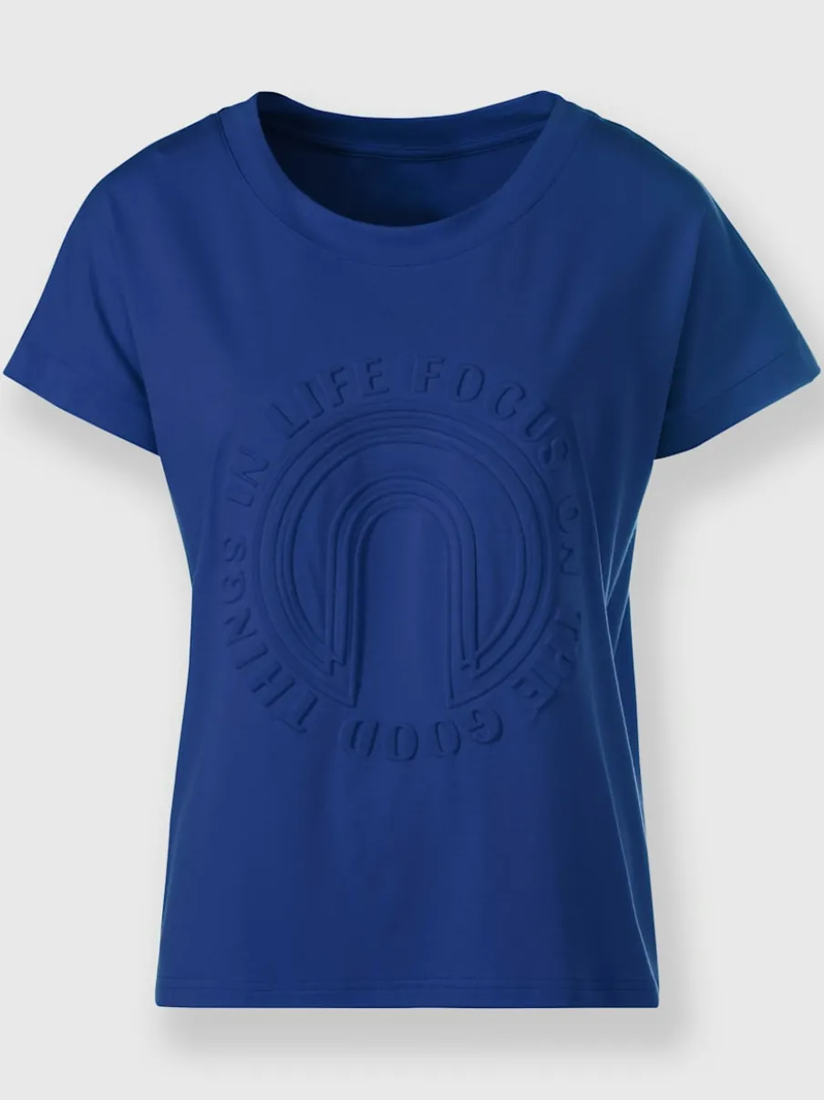 T-shirts à manches courtes avec imprimé 3D encolure ronde