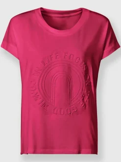 T-shirts à manches courtes avec imprimé 3D encolure ronde