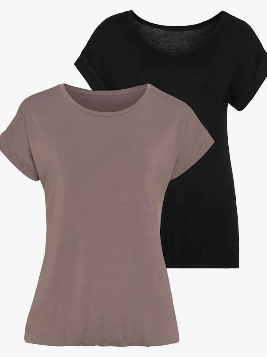 T-shirts à manches courtes coupe décontractée finition douce