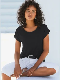 T-shirts à manches courtes coupe décontractée finition douce
