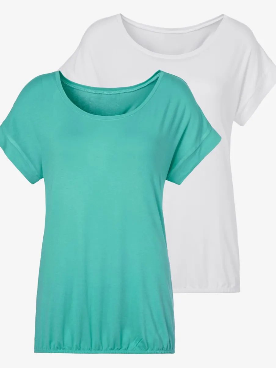 T-shirts à manches courtes coupe décontractée finition douce