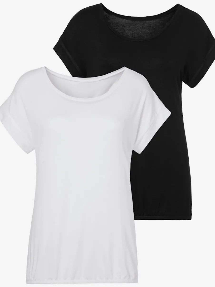 T-shirts à manches courtes coupe décontractée finition douce