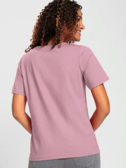 T-shirts à manches courtes en coton doux certifiés GOTS