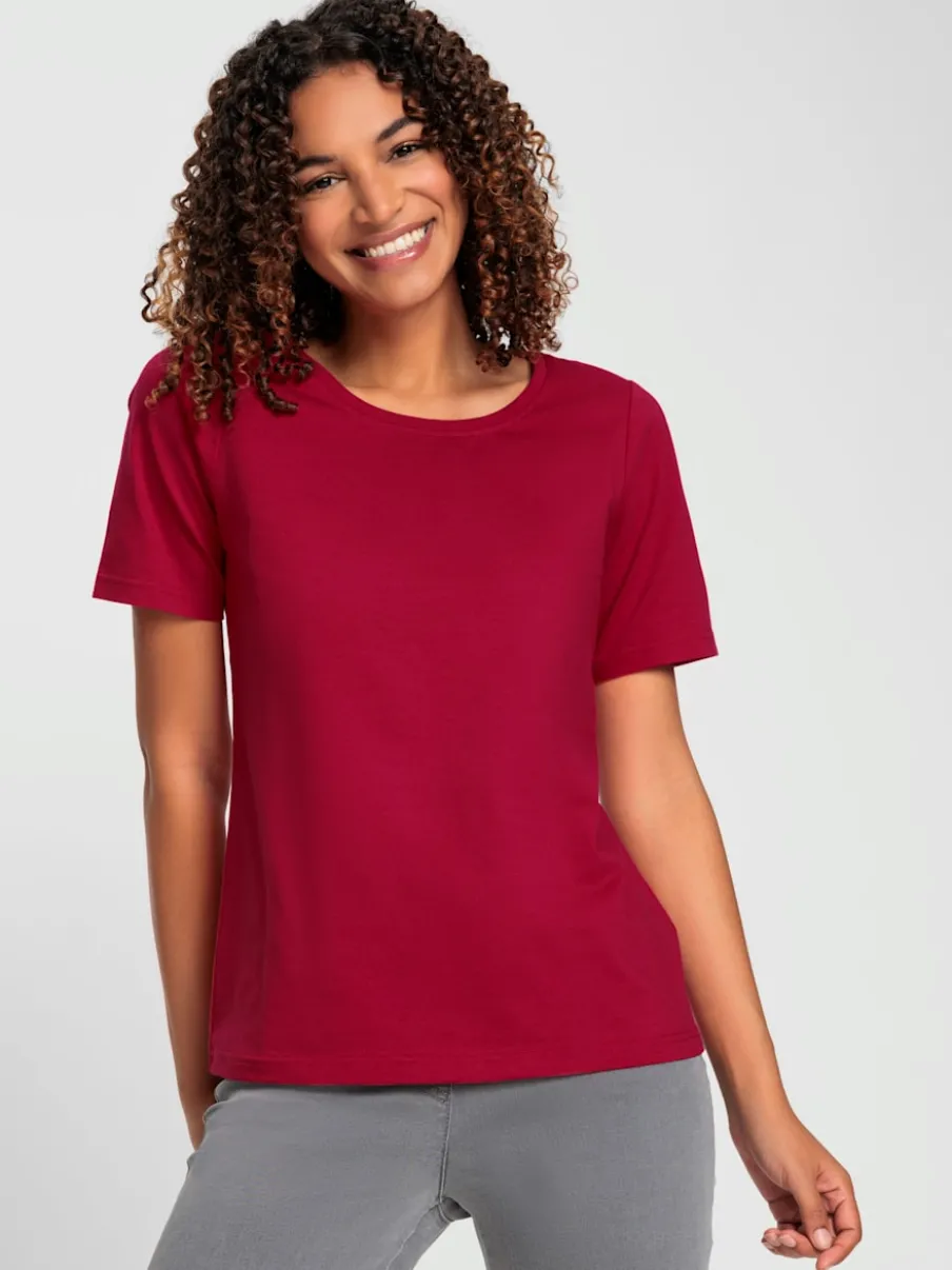 T-shirts à manches courtes en coton doux certifiés GOTS