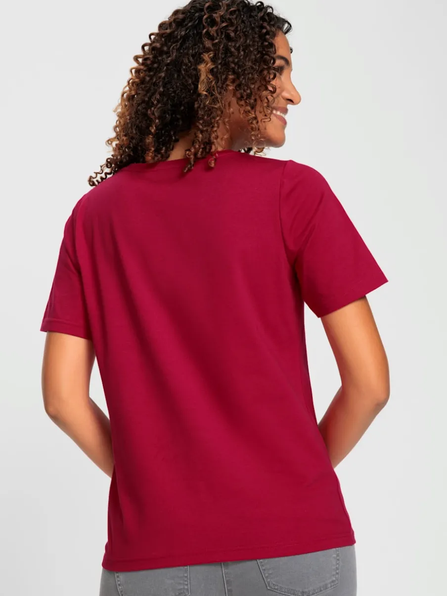 T-shirts à manches courtes en coton doux certifiés GOTS