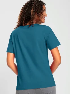 T-shirts à manches courtes en coton doux certifiés GOTS