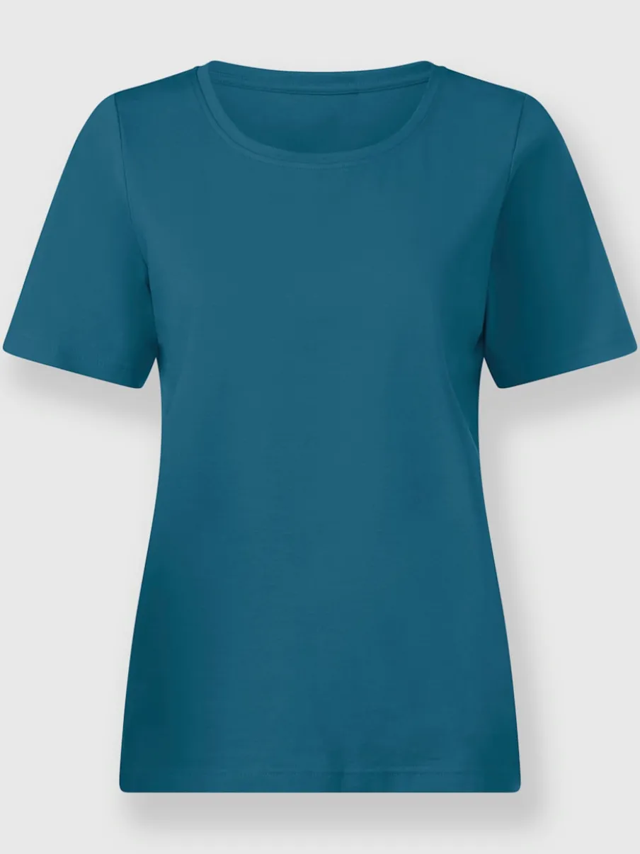 T-shirts à manches courtes en coton doux certifiés GOTS