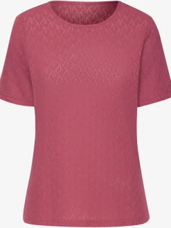 T-shirts à manches courtes en tricot fin ajouré